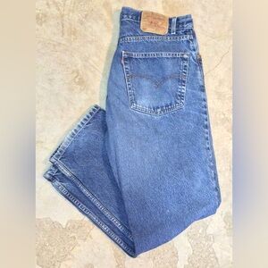 Levi’s 505 Men’s Denim Blue Jeans Pants Size 38x30 Actual 36x29 ~ 100% Cotton